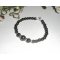 Pulsera con piedras de hematites y plata 925